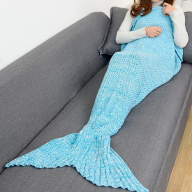 Mermaid Tail Knitting Sleeping Blanket - Wnkrs