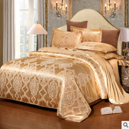 Luxury European Bedding Satin Jacquard Modal Cotton Tencel Set - Wnkrs