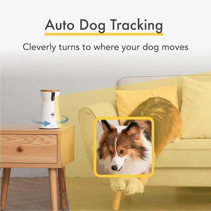 360° View HD Pet Camera with Treat Tossing and Barking Alerts - Perfect for Dog Monitoring - Wnkrs