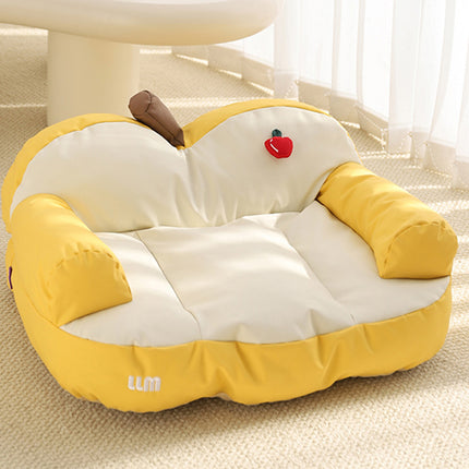 Cama para gatos y cachorros de colores dulces