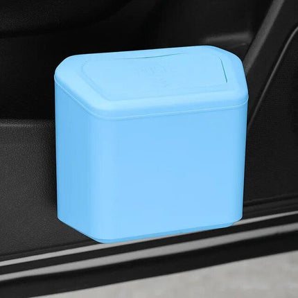 Compact Pressing Car Trash Bin - Wnkrs