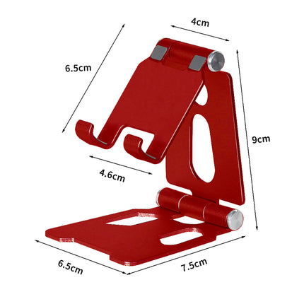 Support de téléphone portable en alliage d'aluminium métallique