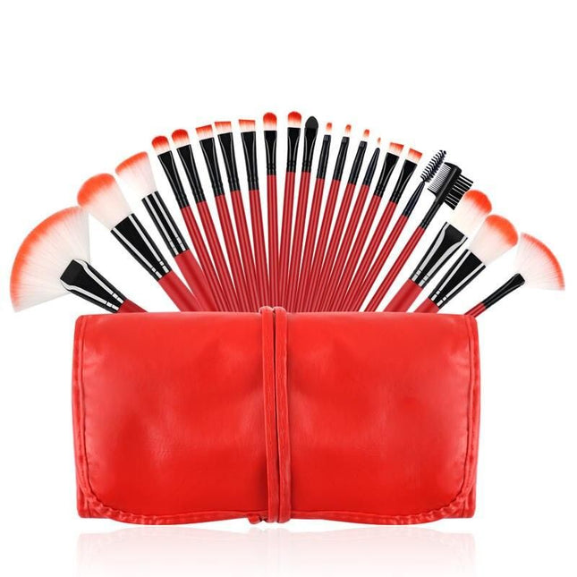 22-Piece Premium Makeup Brush Set with Cosmetic Bag - Wnkrs
