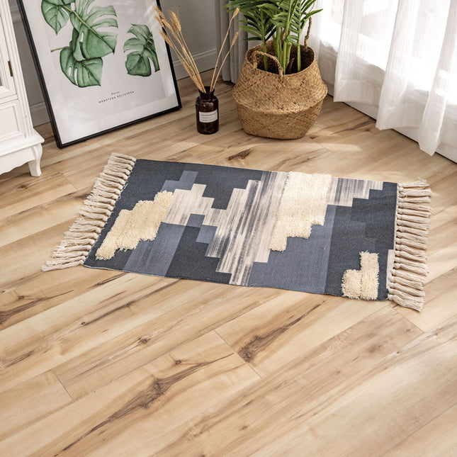 Modern simple cotton and linen doormat - Wnkrs