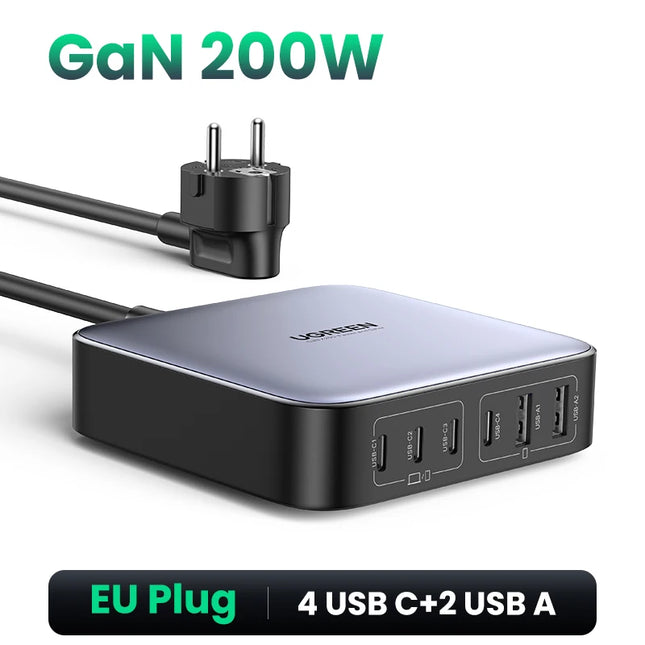 Chargeur de bureau GaN 200 W