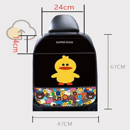 Protective Car Seat Back Cover for Kids - Cartoon Design - Wnkrs