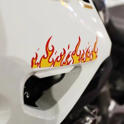 Vinyl Fire Stickers for Car, Motorcycle & Laptop - Wnkrs