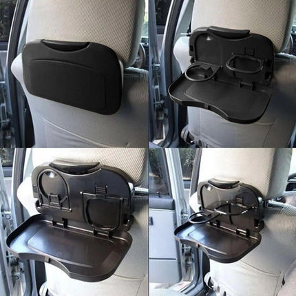 Universal Folding Car Cup Holder & Storage Box for Rear Seat - Wnkrs