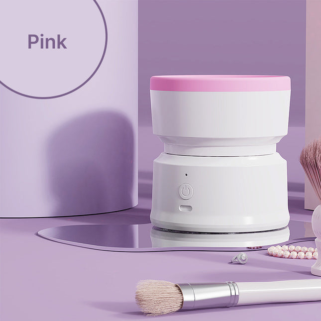 Nettoyeur de pinceaux de maquillage électrique portable avec chargement USB