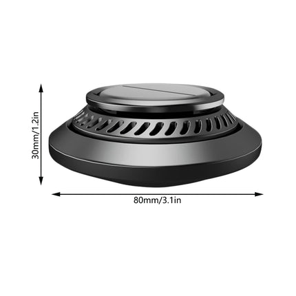 Diffuseur d'aromathérapie en forme d'OVNI à énergie solaire pour voiture