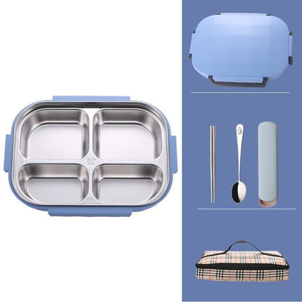 Stylish leakproof Japanese style stainless steel lunch box - Wnkrs