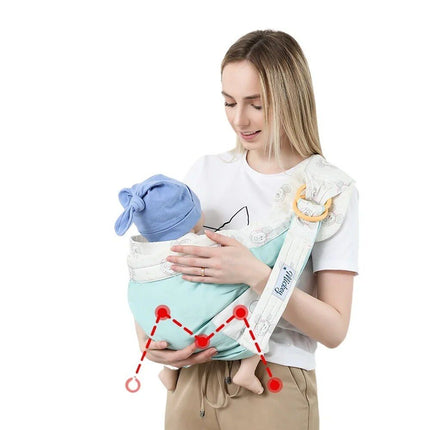 Adjustable Cotton Kangaroo Baby Carrier Wrap Sling - Wnkrs