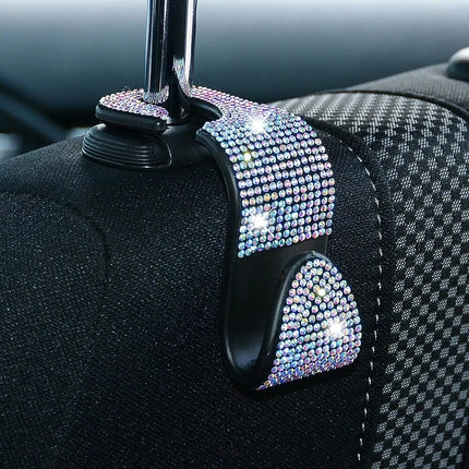 Crochet universel pour siège de voiture en forme de diamant