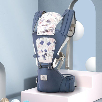 Versatile Baby Carrier with Hip Seat, Breathable & Adjustable Strap - Wnkrs