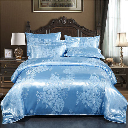 European Jacquard Quilt Cover Single And Double Silk - Wnkrs