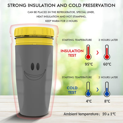 No Cover Twist Cup Travel Portable Cup Double Insulation Tumbler Straw Sippy Water Bottles Portable For Children Adults - Wnkrs