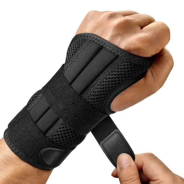 Muñequera ajustable para aliviar el dolor del síndrome del túnel carpiano, la tendinitis y la artritis