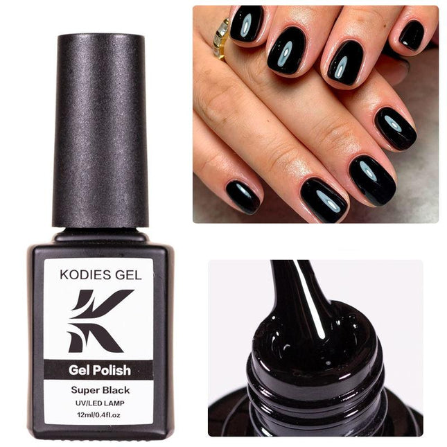 Vernis à ongles en gel noir