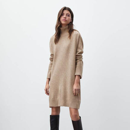 Robe en tricot éthérée pour l'automne