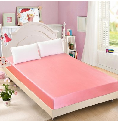 Summer ice silk silk silk bed  solid color bed cover bed package  bed cover special pillowcase - Wnkrs