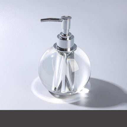 Ensemble d'accessoires de salle de bain luxueux en cristal nordique