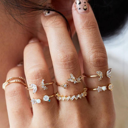 Vintage Styled Rings Set - Wnkrs