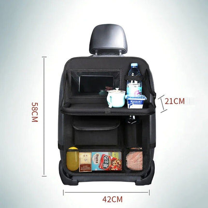 Universal Car Seat Organizer with Tray & Tablet Holder - Wnkrs