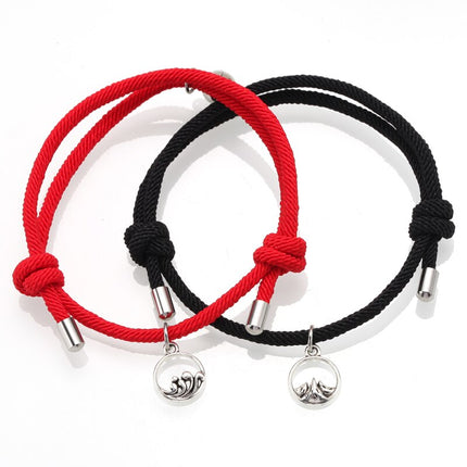 Rope Couple Bracelet with Magnite - Wnkrs