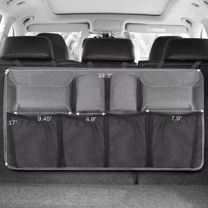 Large-Capacity Car Trunk Organizer Universal Fit Mesh Storage Bag - Wnkrs