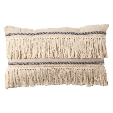 Luna Fringe Throw Pillow Cover - Wnkrs