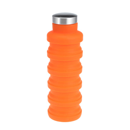 500ML Portable Silicone Water Bottle Retractable Folding Coffee Bottle Outdoor Travel Drinking Collapsible Sport Drink Kettle - Wnkrs