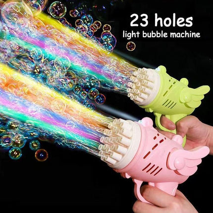 Automatic Angel Rocket Bubble Blower: Elevate Playtime to the Skies! - Wnkrs