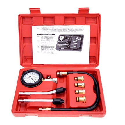 Engine Cylinder Compression Tester Kit with Multiple Adapters - Wnkrs