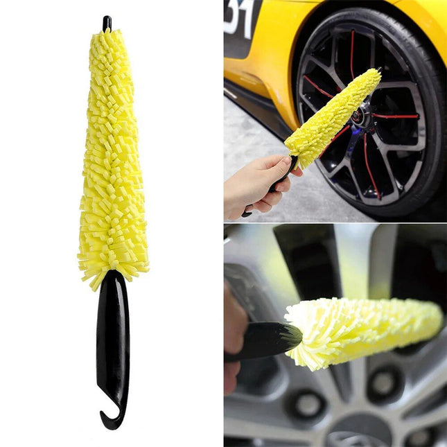 Compact Car Wheel Cleaner Brush - Wnkrs