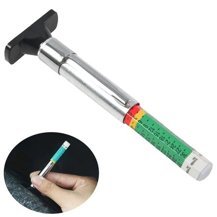 Universal Color-Coded Tire Tread Depth Gauge - Easy-to-Use Tyre Health Monitor - Wnkrs