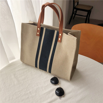 Bolso tote de lona informal para mujer