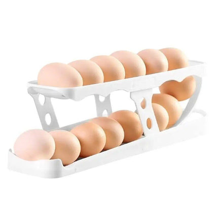 Modern ABS Egg Slider Organizer: Space-Saving Refrigerator Egg Dispenser - Wnkrs