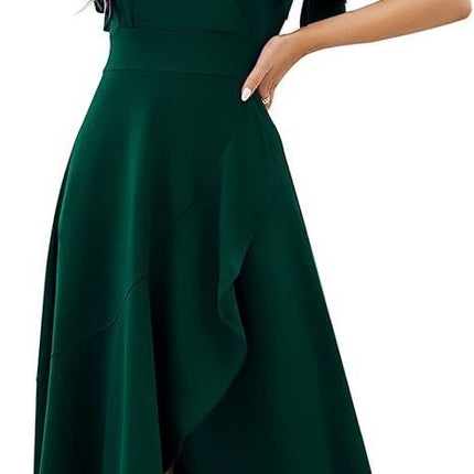 European And American Satin Women's Evening Dress