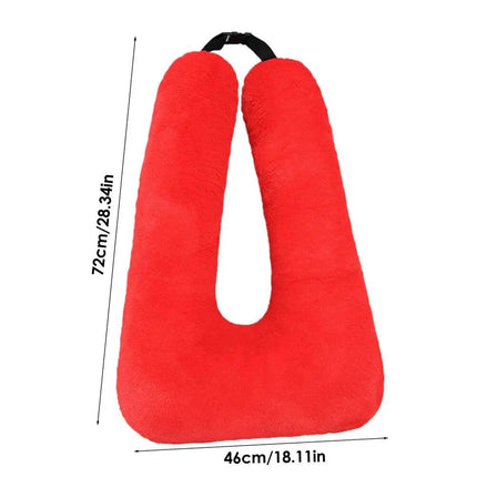 Ergonomic Car & Travel Neck Pillow with Adjustable Strap for Comfortable Support - Wnkrs