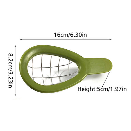 Coupe-avocat en dés et en cubes en acier inoxydable