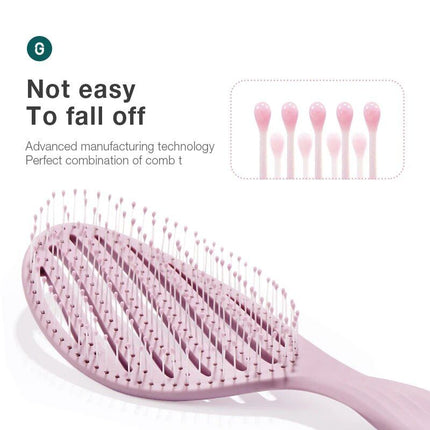 Hollow Out Hair Brush Scalp Massage Comb - Wnkrs