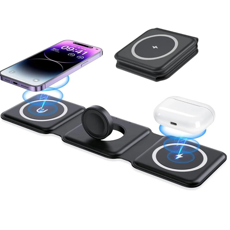 3-in-1 Foldable Wireless Charging Pad