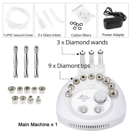 3-in-1 Diamond Microdermabrasion Beauty Machine - Wnkrs