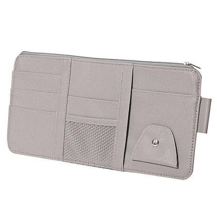 Multi-Pocket Car Sun Visor Organizer with Pen Holder - Wnkrs