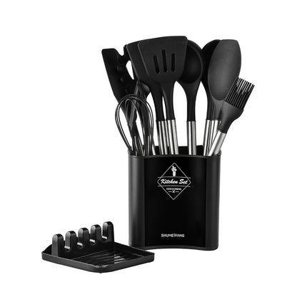 Heat Resistant Non-stick Pot Spoon Spatula Cooking Kitchen Tool Set - Wnkrs