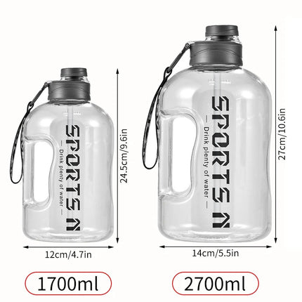 Large Capacity Leakproof Fitness Bottle for Sports and Travel