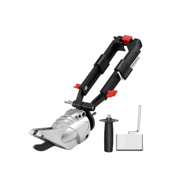 Accessoire de perçage pour coupe-planche avec tête pivotante à 360°