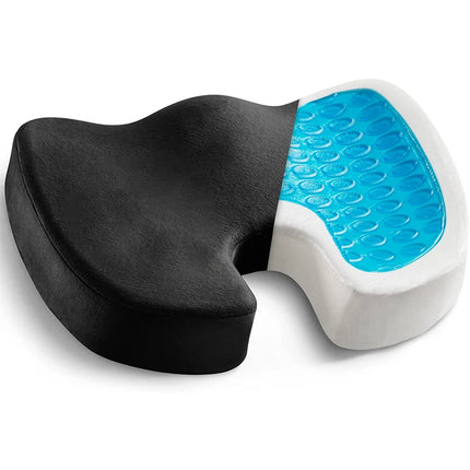 Coussin antidérapant pour coccyx en gel et mousse à mémoire de forme