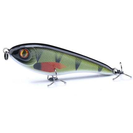 Leurre de pêche Jerkbait à immersion lente de 68 mm