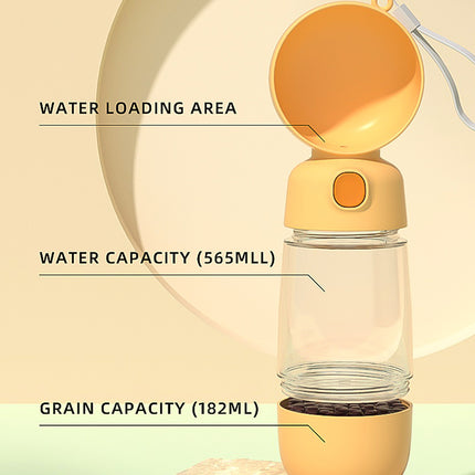 Botella de viaje portátil para mascotas